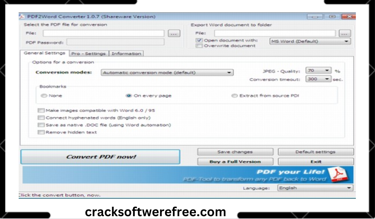 PDF2Word Crack