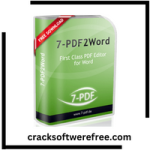 7-PDF PDF2Word Converter Free Download With Crack