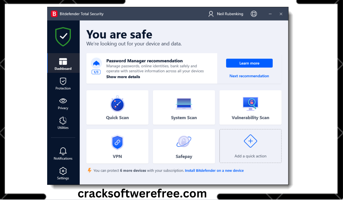 Bitdefender Total Security 2023 Crack + Free Activation Code