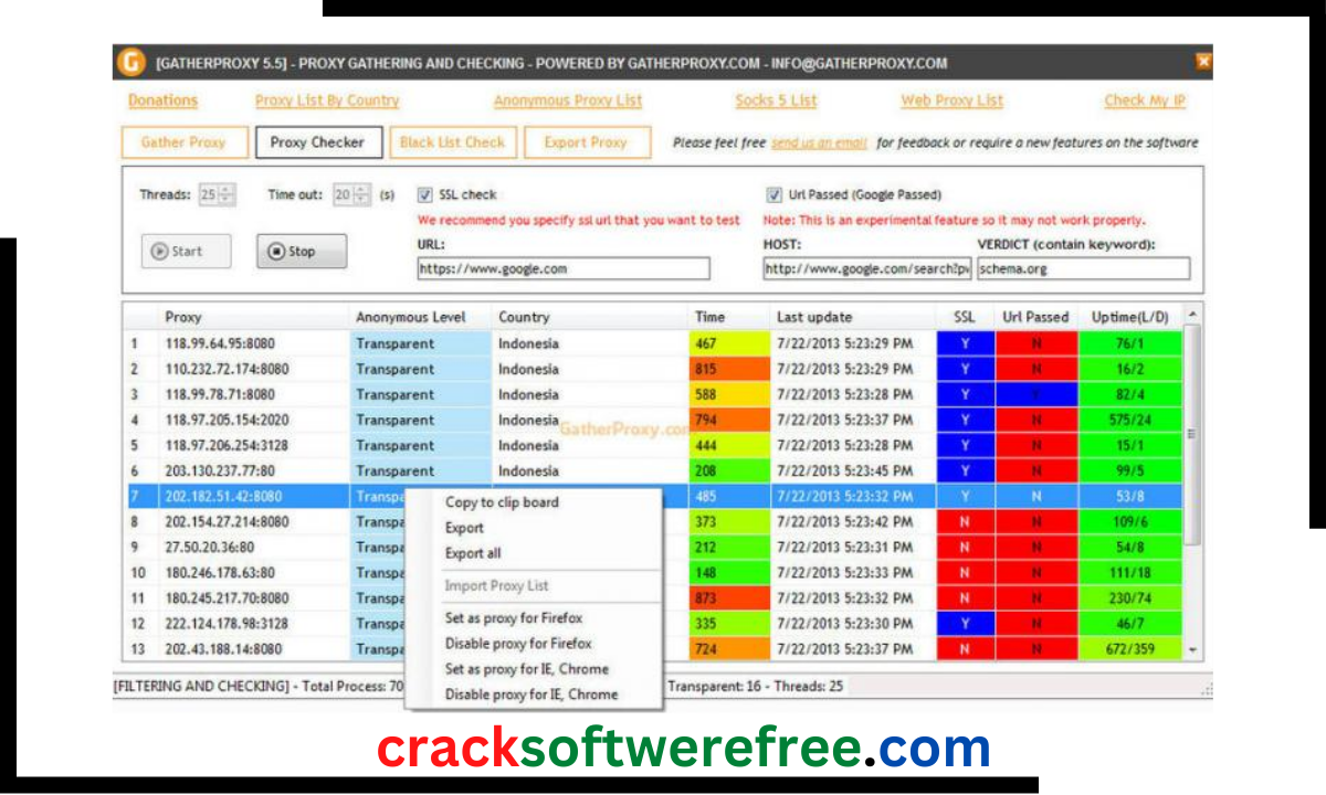 Gather Proxy Premium Crack Free Download