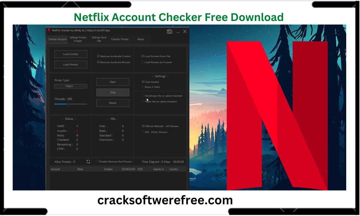 Netflix Account Checker