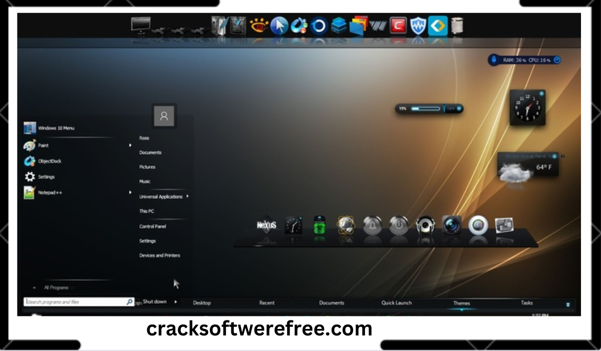 Winstep Nexus Ultimate Crack With Serial Key Free