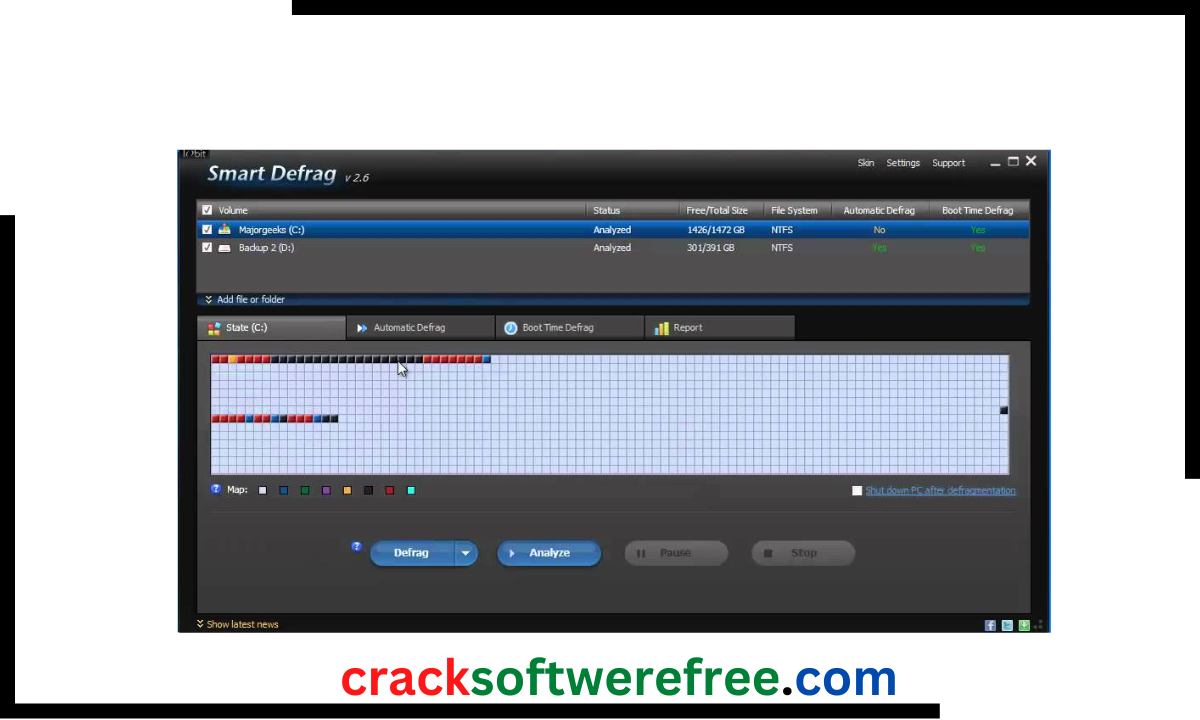 IObit Smart Defrag Pro Crack